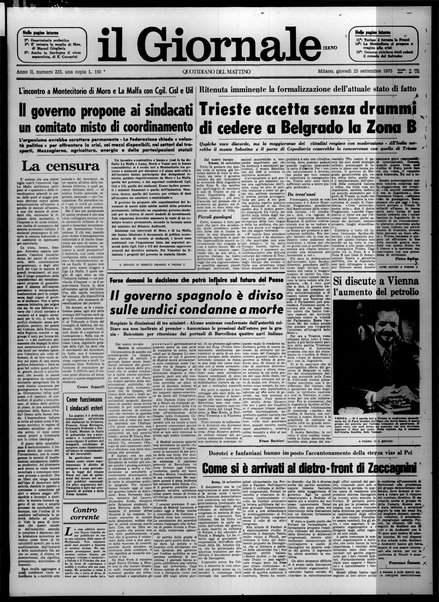 Il giornale nuovo : quotidiano del mattino